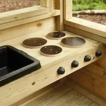 Outdoor Wooden Role Play Caravan-Outdoor Wooden Role Play Caravan