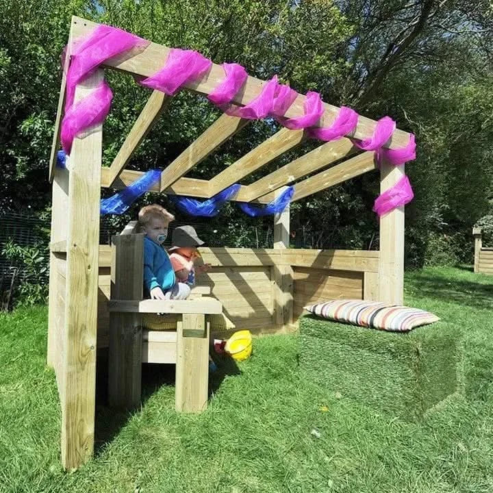 Outdoor Wooden Role Play Centre-Outdoor Wooden Role Play Centre