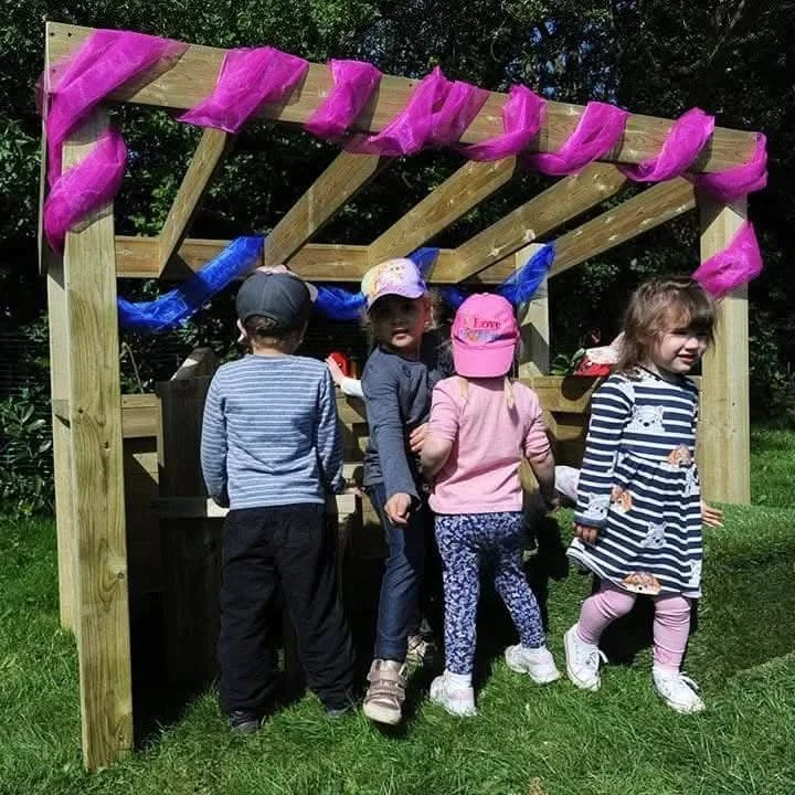 Outdoor Wooden Role Play Centre-Outdoor Wooden Role Play Centre