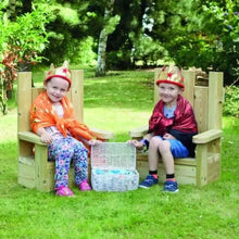 Outdoor Wooden Thrones 2pk-Outdoor Wooden Thrones 2pk