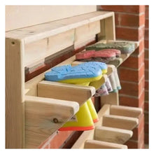 Outdoor Wooden Wellie Wall-Outdoor Wooden Wellie Wall