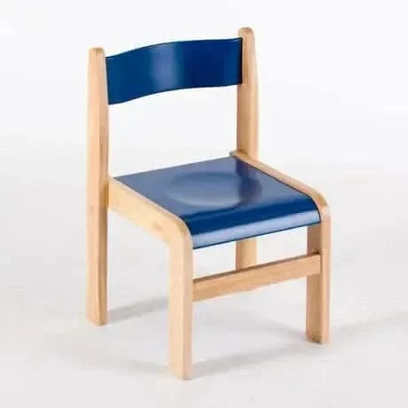 Pack of 2 Tuf Class Wooden Chair Blue - 4-6 years-Pack of 2 Tuf Class Wooden Chair Blue - 4-6 years