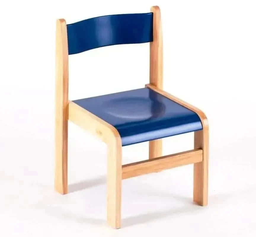 Pack of 2 Tuf Class Wooden Chair Blue - 4-6 years-Pack of 2 Tuf Class Wooden Chair Blue - 4-6 years