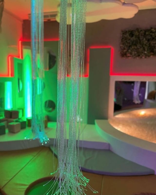 Passive Fibre Optic Chandelier, The Passive Fibre Optic Chandelier works great in sensory spaces as the strands cascade down from the chosen position. The user can then immerse themselves in light to feel relaxed and comfortable. Ideal for people who like the feel of fibre optics brushed on them, this piece of sensory equipment can be fixed to the ceiling or wall making it an ideal way to utilise sensory space. It is also ideal for wheelchair users to sit under and enjoy a sensory experience. Input Voltage: