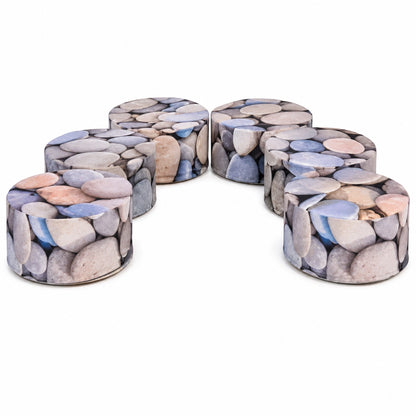 Pebble Buffets Seat Set-Pebble Buffets Seat Set