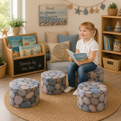 Pebble Buffets Seat Set-Pebble Buffets Seat Set
