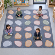 Pebble Placement Carpet 3m x 3m — lifestyle 1 of 8, shown in use with children