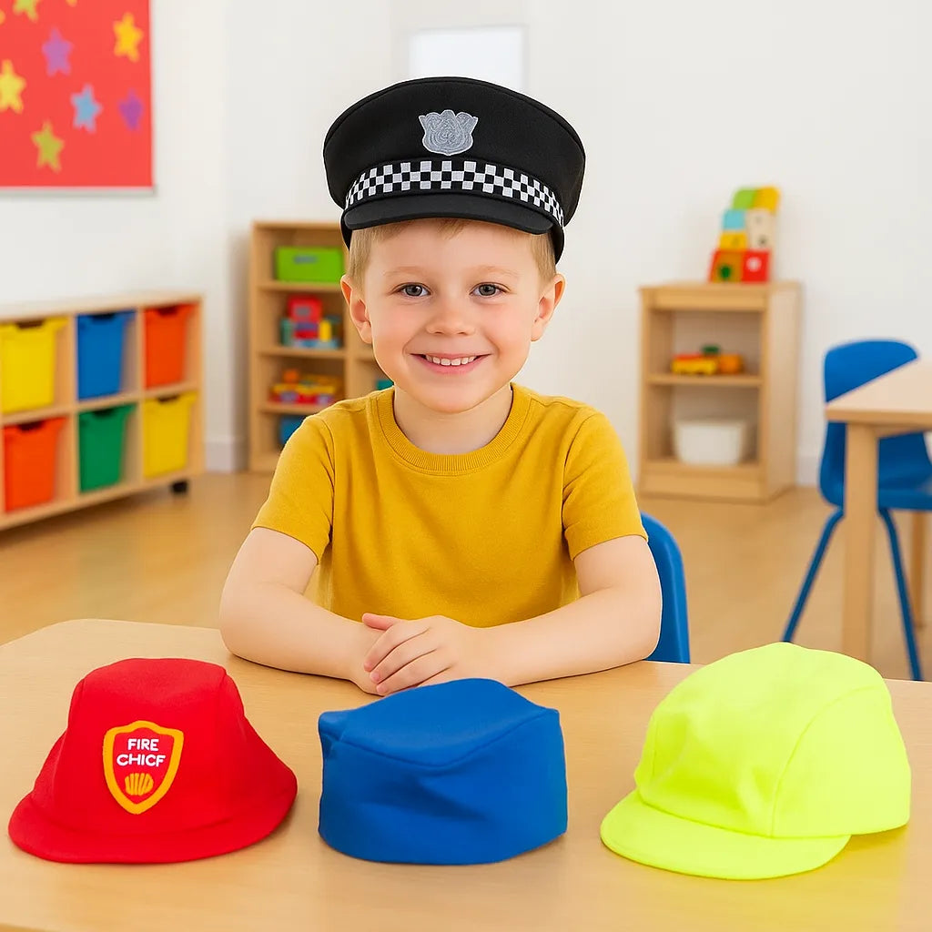 People Who Help Us Set of 6 Hats-People Who Help Us Set of 6 Hats