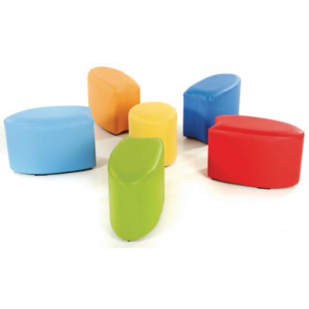 Petal Seating, Introducing the Petal Seating – where functionality meets style in the realm of classroom furniture. Designed with young learners in mind, these vibrant and versatile seats are set to transform any educational space into an arena of creativity and comfort. Features: Flexible Layouts: Supplied as a set of 6 individual stools, the Petal Seating can be artistically arranged in numerous configurations, making it adaptable to various classroom sizes and layouts. Robust Construction: Ensuring durab