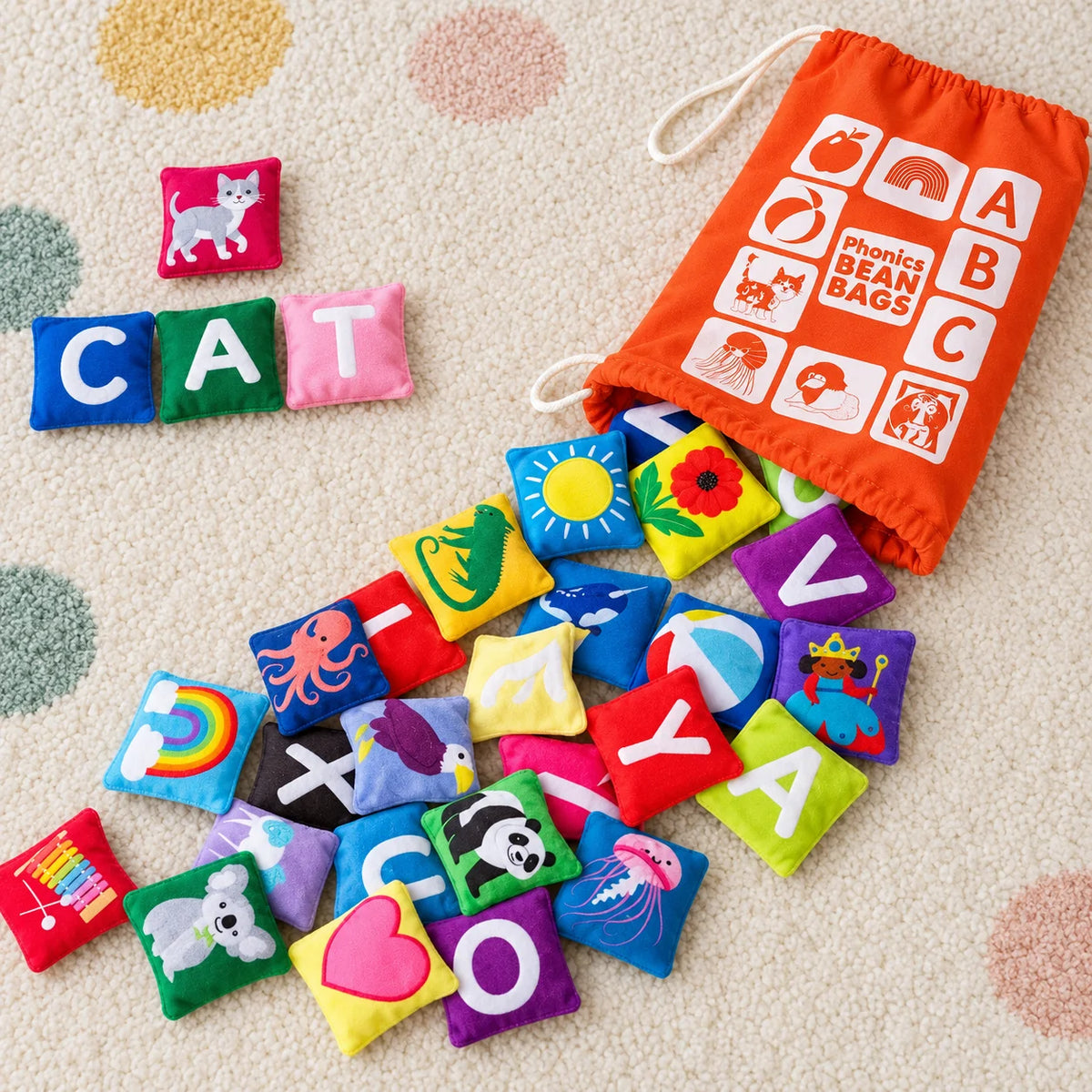 Phonics Bean Bags-Phonics Bean Bags