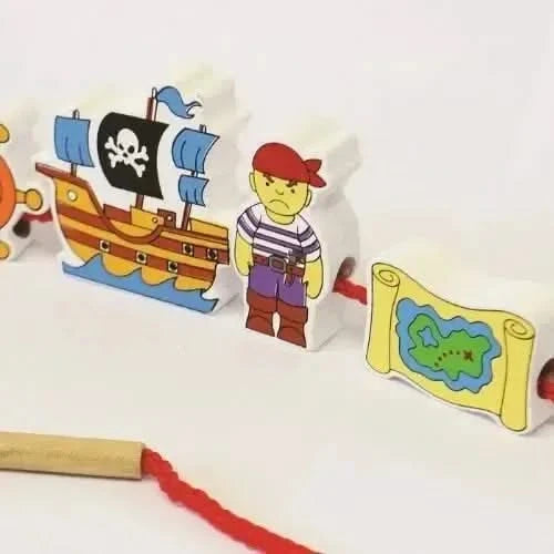 Pirate Lacing Blocks - Pk12-Pirate Lacing Blocks - Pk12