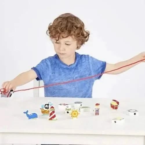 Pirate Lacing Blocks - Pk12-Pirate Lacing Blocks - Pk12