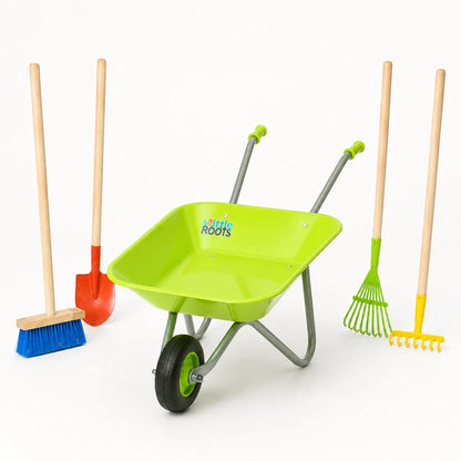 Play Wheelbarrow with Gardening Tools-Play Wheelbarrow with Gardening Tools