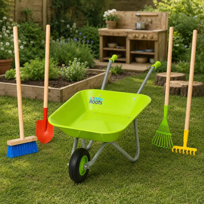 Play Wheelbarrow with Gardening Tools-Play Wheelbarrow with Gardening Tools