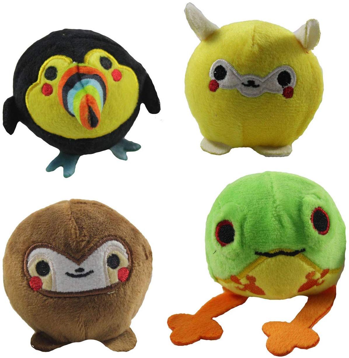 Plush Animal Squishie, Introducing our adorable squishy animal balls! These delightful plush toys are shaped like your favorite animals and are sure to bring a smile to your face. With their extra squidgy filling, they are the perfect stress-relief toy to squeeze and squash.Each ball is crafted from high-quality, soft plush material that is safe and gentle to the touch. Great for both kids and adults, these squishy balls make a fun and unique gift for any occasion. Whether you need a stress reliever for you