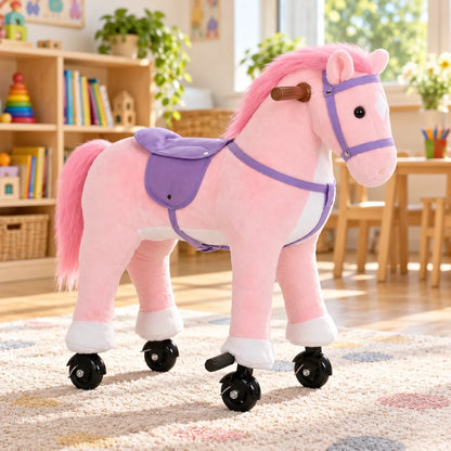 Plush Ride On Horse-Plush Ride On Horse