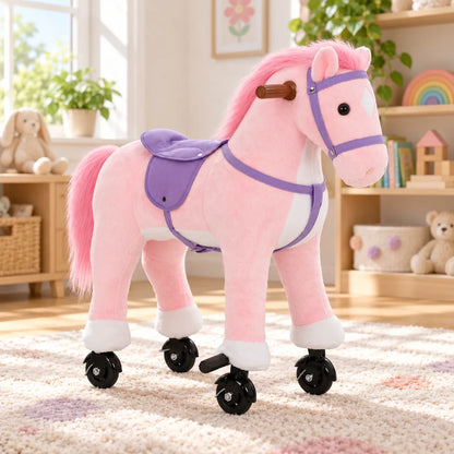 Plush Ride On Horse-Plush Ride On Horse