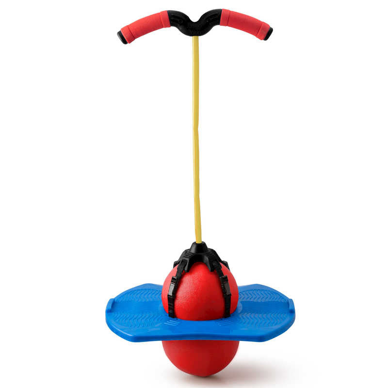 Pogo Ball, The Pogo Ball fuses two much-loved classic toys into one amazing hopper. The lower half is made up of a hopping ball and foot platform which can be used independently or with the clip-on pogo handle attached. It's all the fun of a hopper with the stability of a pogo stick, combining the best aspects of both into one brilliant outdoor toy. Hopper ball with pogo handle Wide based foot platform Handle detaches Two ways to play Easy to inflate and assemble 75cm, Pogo Ball-Sensory Toys, The Pogo Ball 