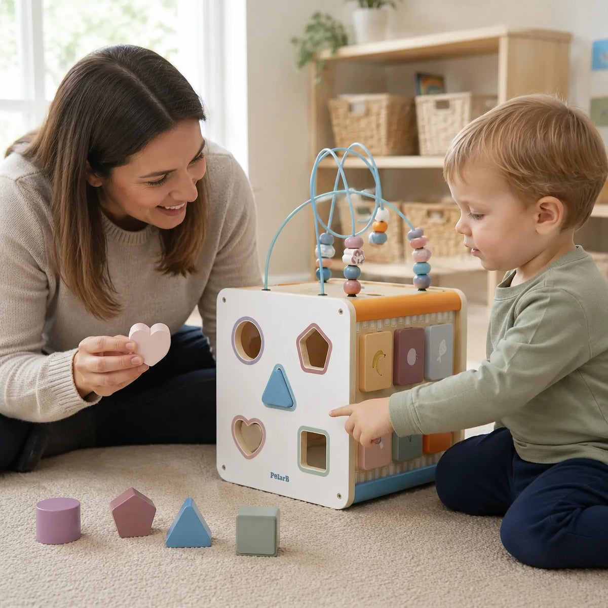 PolarB 8-in-1 Activity Cube-PolarB 8-in-1 Activity Cube