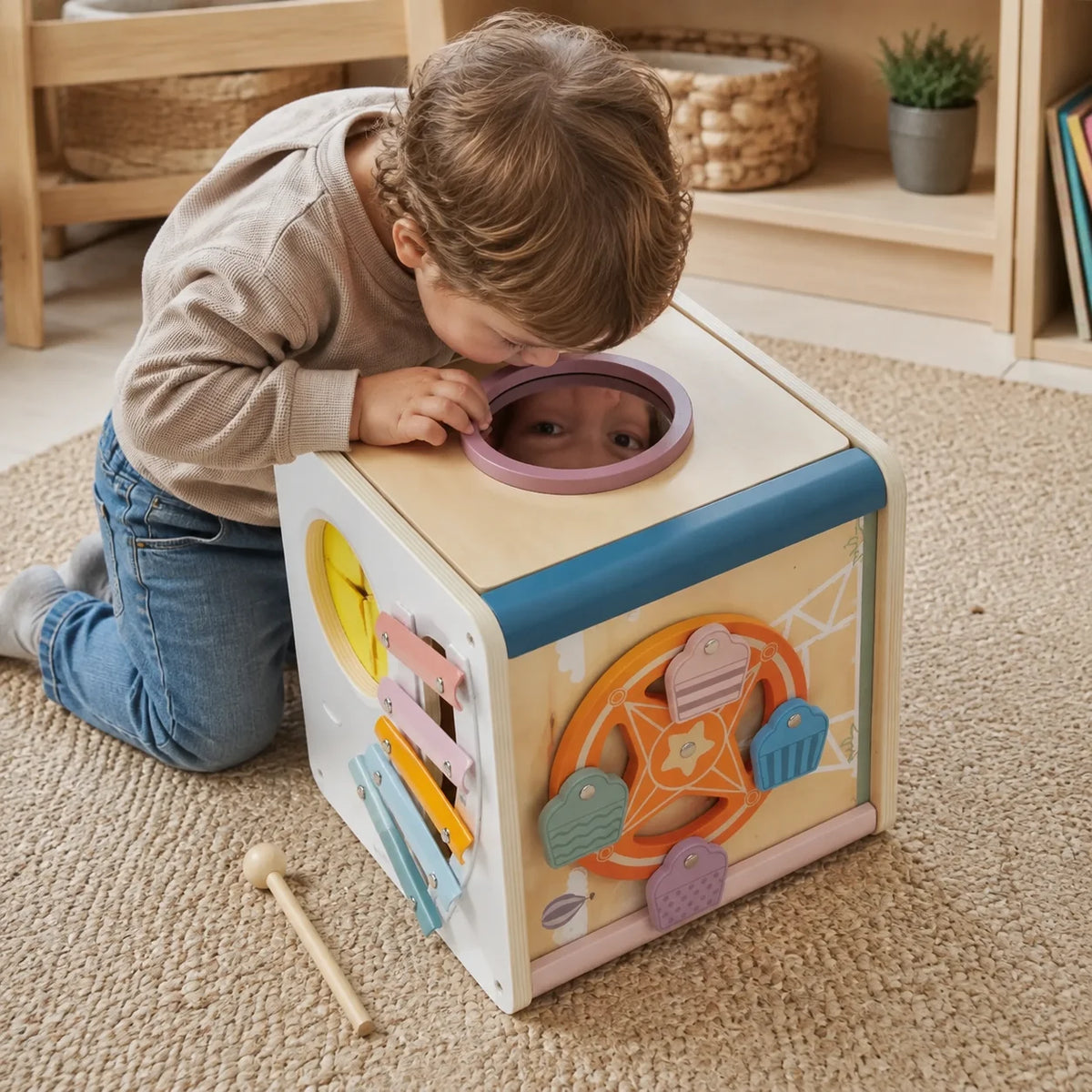 PolarB 8-in-1 Activity Cube-PolarB 8-in-1 Activity Cube