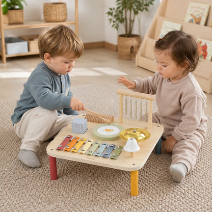 PolarB Wooden Musical Table-PolarB Wooden Musical Table