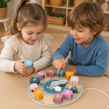 PolarB Wooden Shape Sorting Clock-PolarB Wooden Shape Sorting Clock