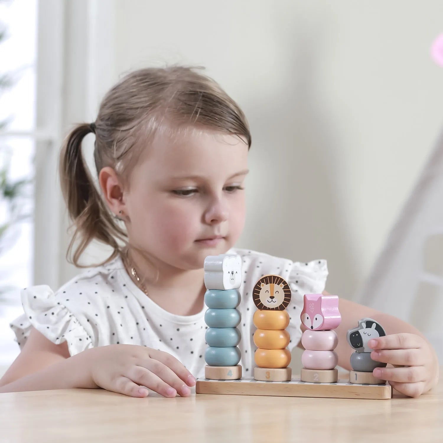 PolarB Wooden Stacking Blocks-PolarB Wooden Stacking Blocks