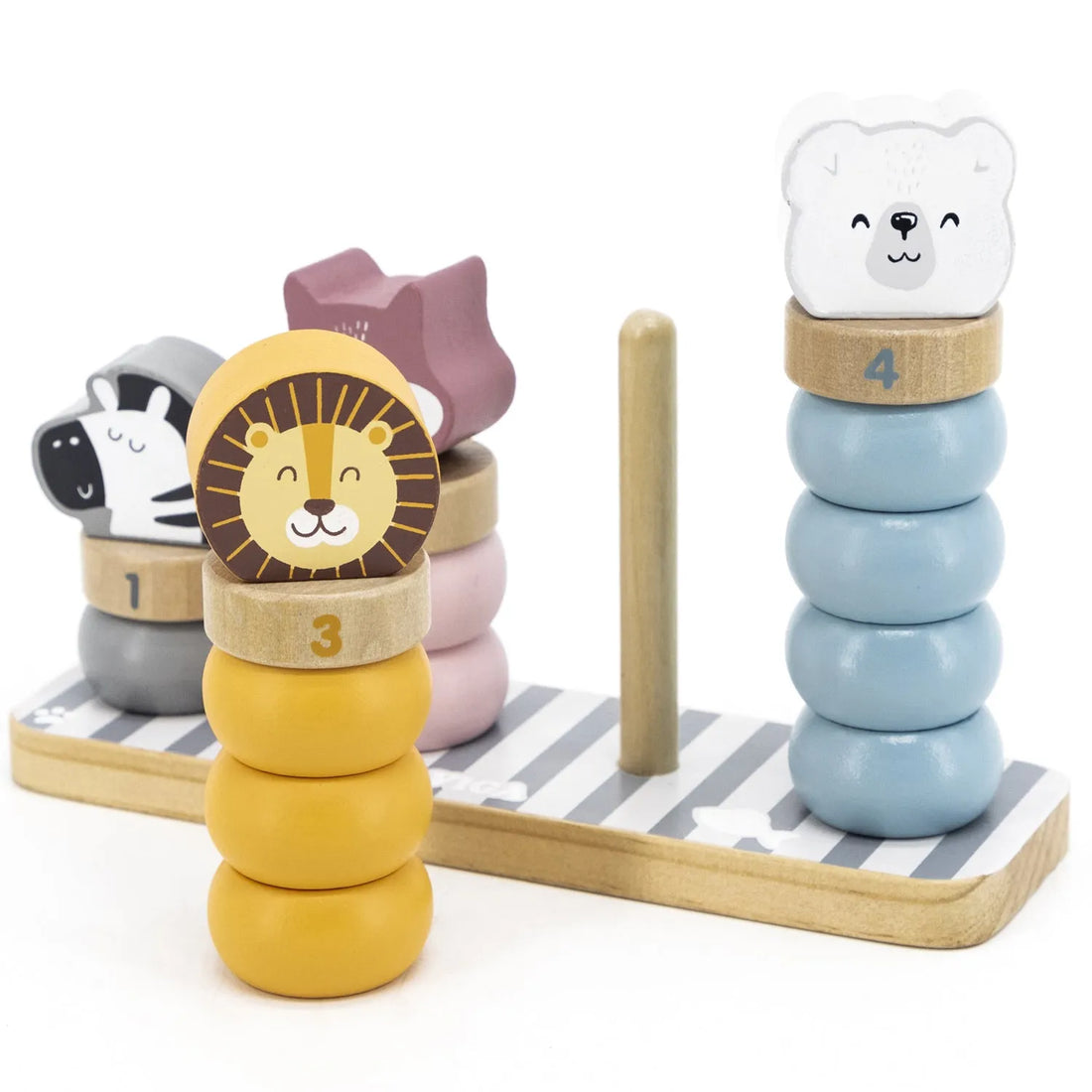 PolarB Wooden Stacking Blocks-PolarB Wooden Stacking Blocks