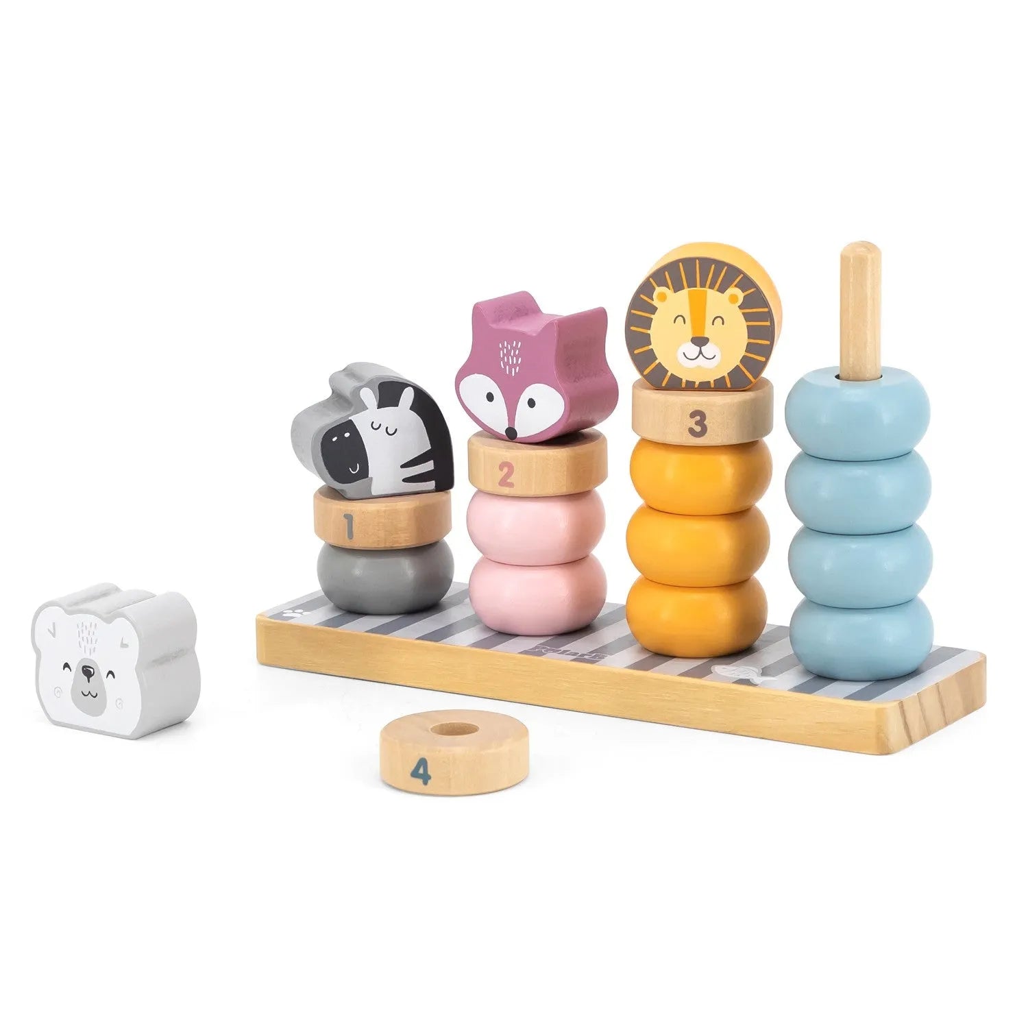 PolarB Wooden Stacking Blocks-PolarB Wooden Stacking Blocks