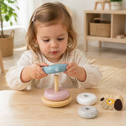 PolarB Wooden Stacking Puppy-PolarB Wooden Stacking Puppy