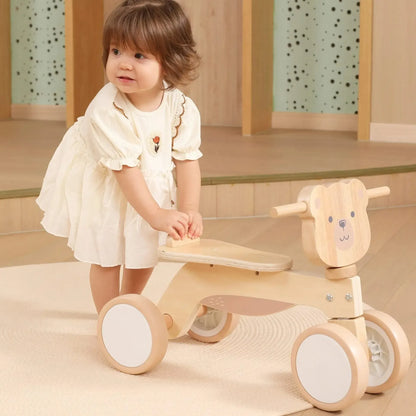 PolarB Wooden Trike Polar Bear-PolarB Wooden Trike Polar Bear