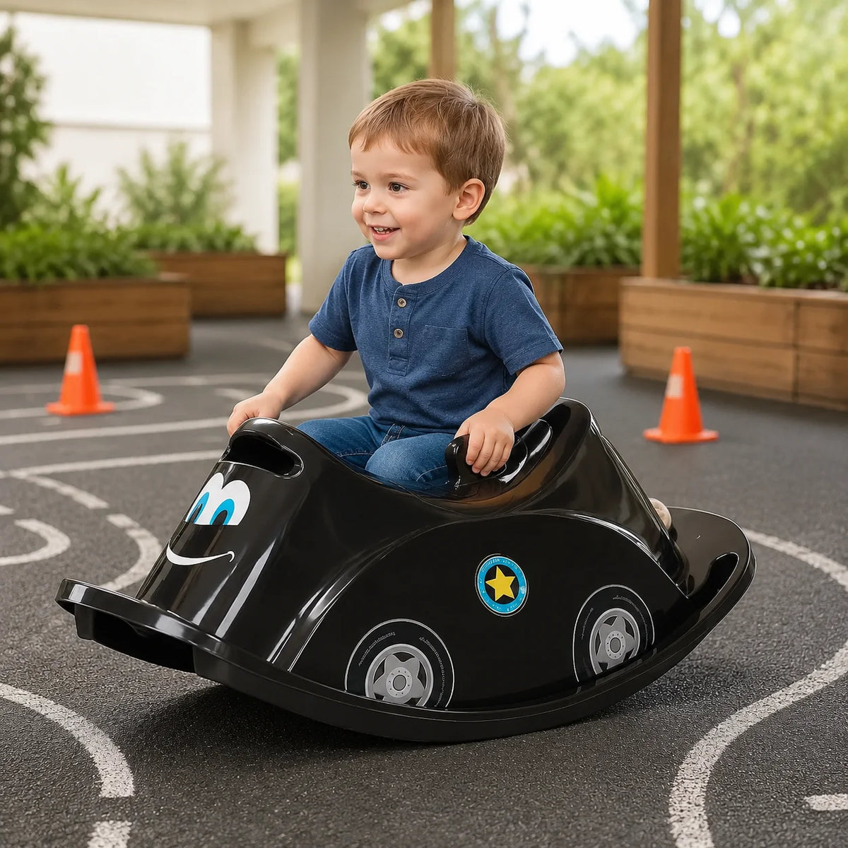 Police Rocker Toy-Police Rocker Toy