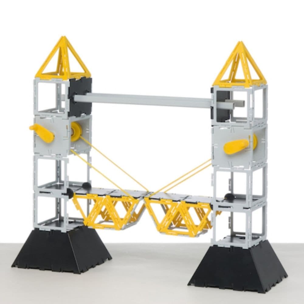 Polydron Bridges Set, The Polydron Bridges Set offers an exciting opportunity for children to explore the world of bridge building. With 134 pieces, including a wide variety of parts, this set allows kids to build any of the 8 bridges featured, one at a time.Recreating iconic bridges from across the globe, kids can unlock the secrets of bridge construction with this educational and engaging set. Perfect for budding civil engineers and designers, the Polydron Bridges Set provides a hands-on experience in cre