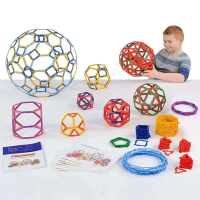Polydron Frameworks Archimedean Solids Class Set-Polydron Frameworks Archimedean Solids Class Set