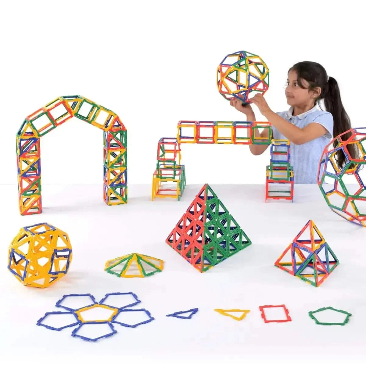 Polydron Frameworks Multi Pack 460 Pieces-Polydron Frameworks Multi Pack 460 Pieces