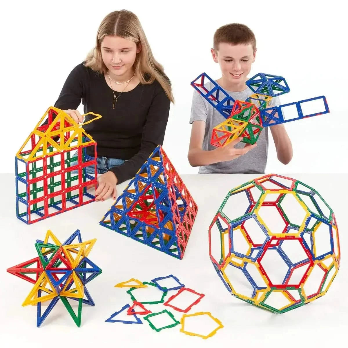 Polydron Frameworks Multi Pack 460 Pieces-Polydron Frameworks Multi Pack 460 Pieces