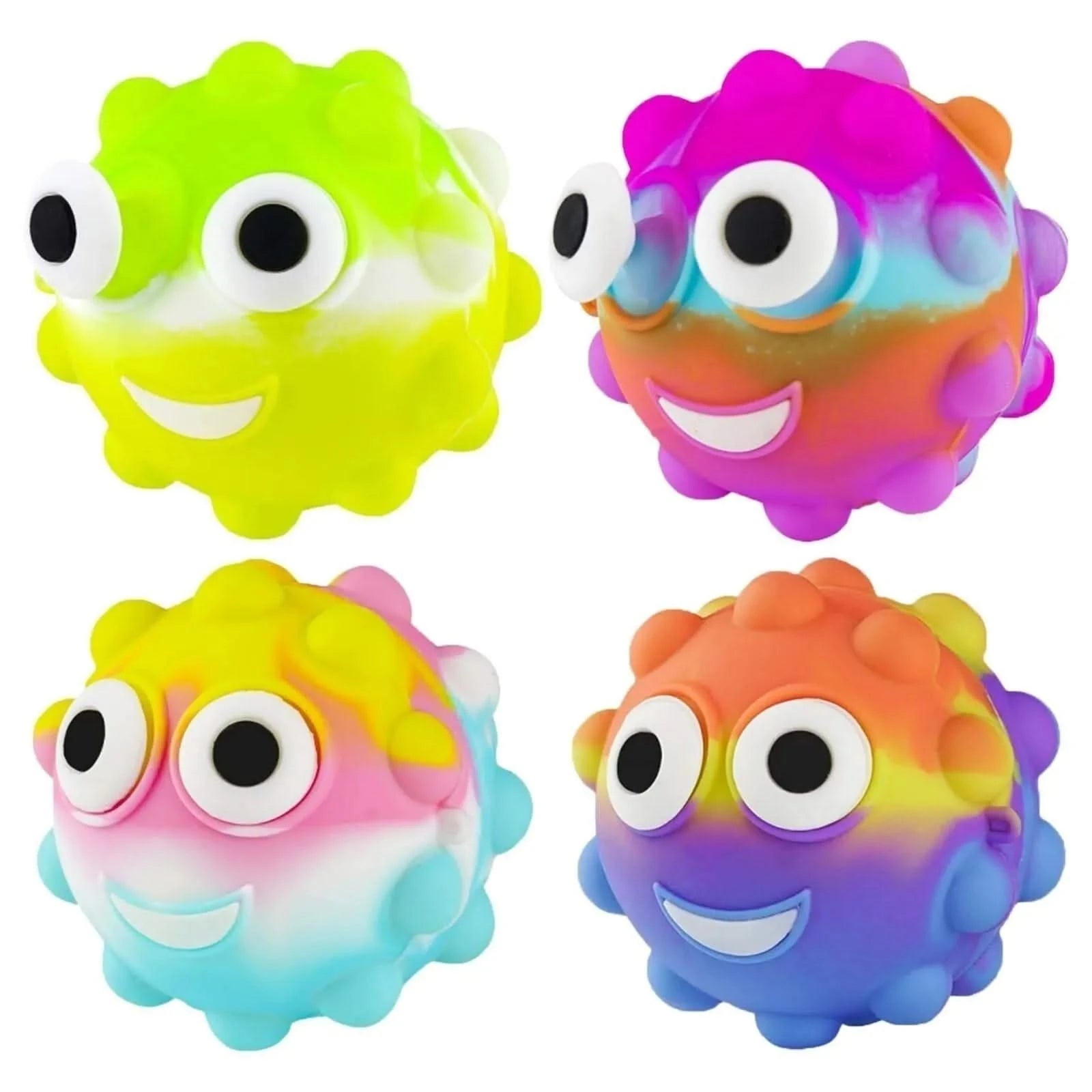 Pop N Squeeze Character Fidget Ball-Pop N Squeeze Character Fidget Ball