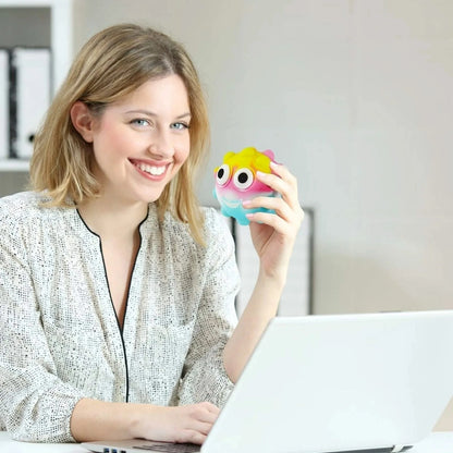 Pop N Squeeze Character Fidget Ball-Pop N Squeeze Character Fidget Ball