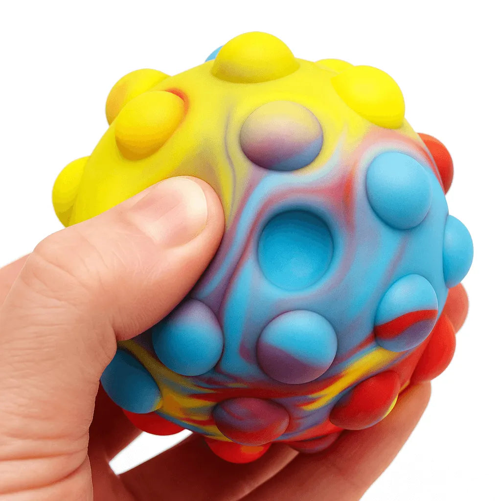 Pop N Squeeze Fidget Ball-Pop N Squeeze Fidget Ball