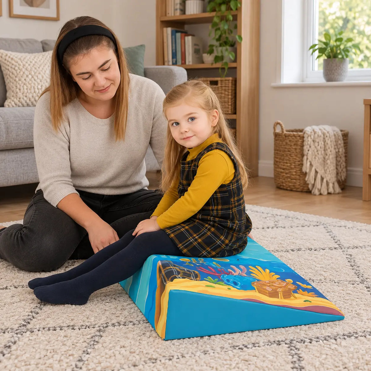 Posture Wedge Pirate natural UK early years lifestyle image 6