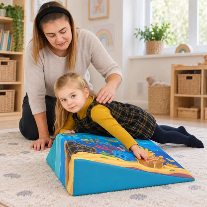 Posture Wedge Pirate natural UK early years lifestyle image 7