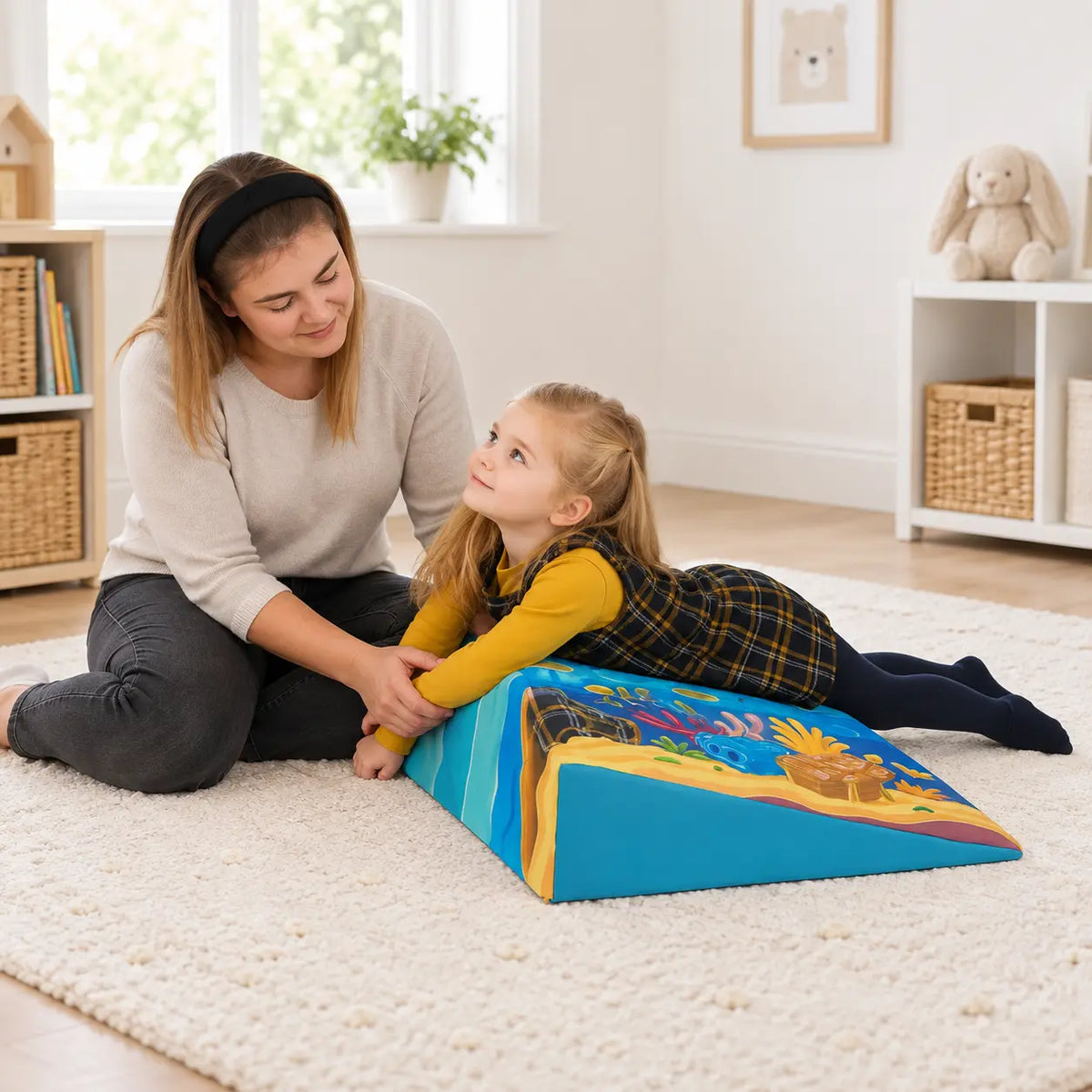 Posture Wedge Pirate natural UK early years lifestyle image 8
