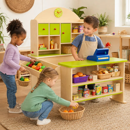 Pretend and Play Market Stall-Pretend and Play Market Stall