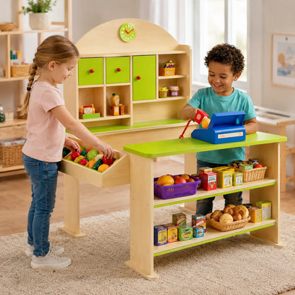 Pretend and Play Market Stall-Pretend and Play Market Stall