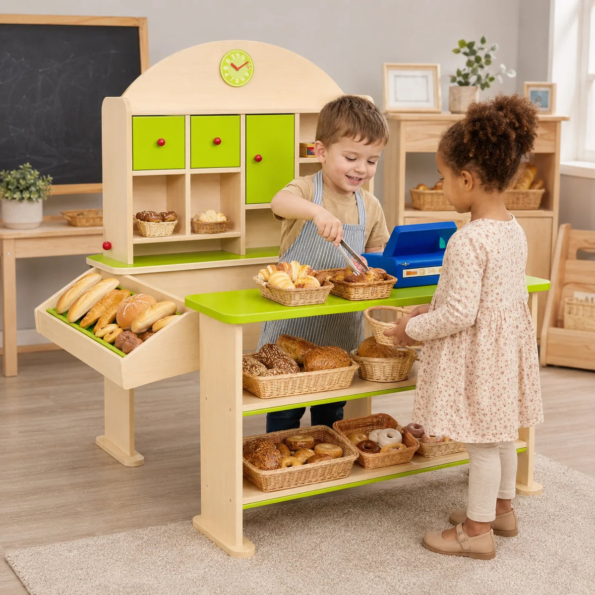 Pretend and Play Market Stall-Pretend and Play Market Stall