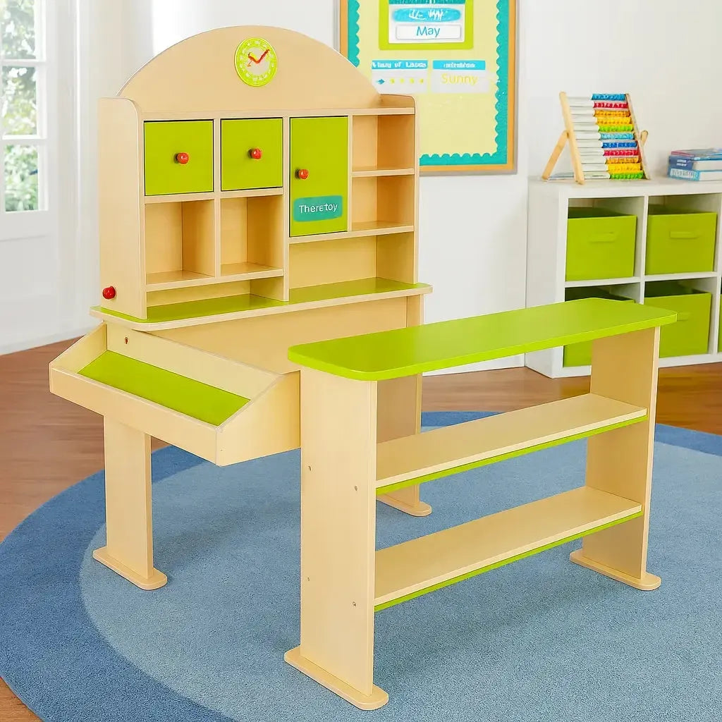 Pretend and Play Market Stall-Pretend and Play Market Stall