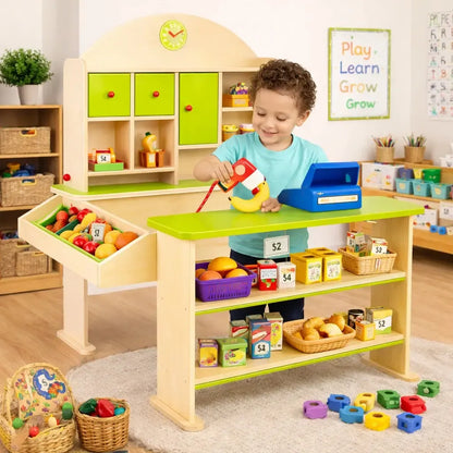 Pretend and Play Market Stall-Pretend and Play Market Stall