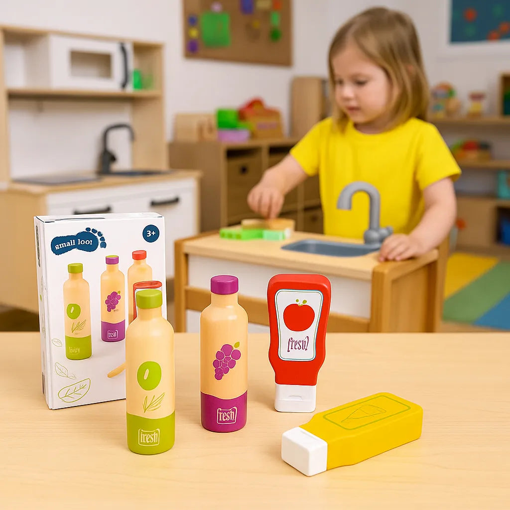 Pretend Play Sauces and Oil Set-Pretend Play Sauces and Oil Set