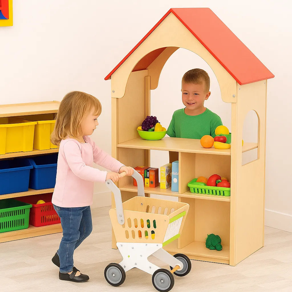 Pretend Play Shopping Trolley-Pretend Play Shopping Trolley