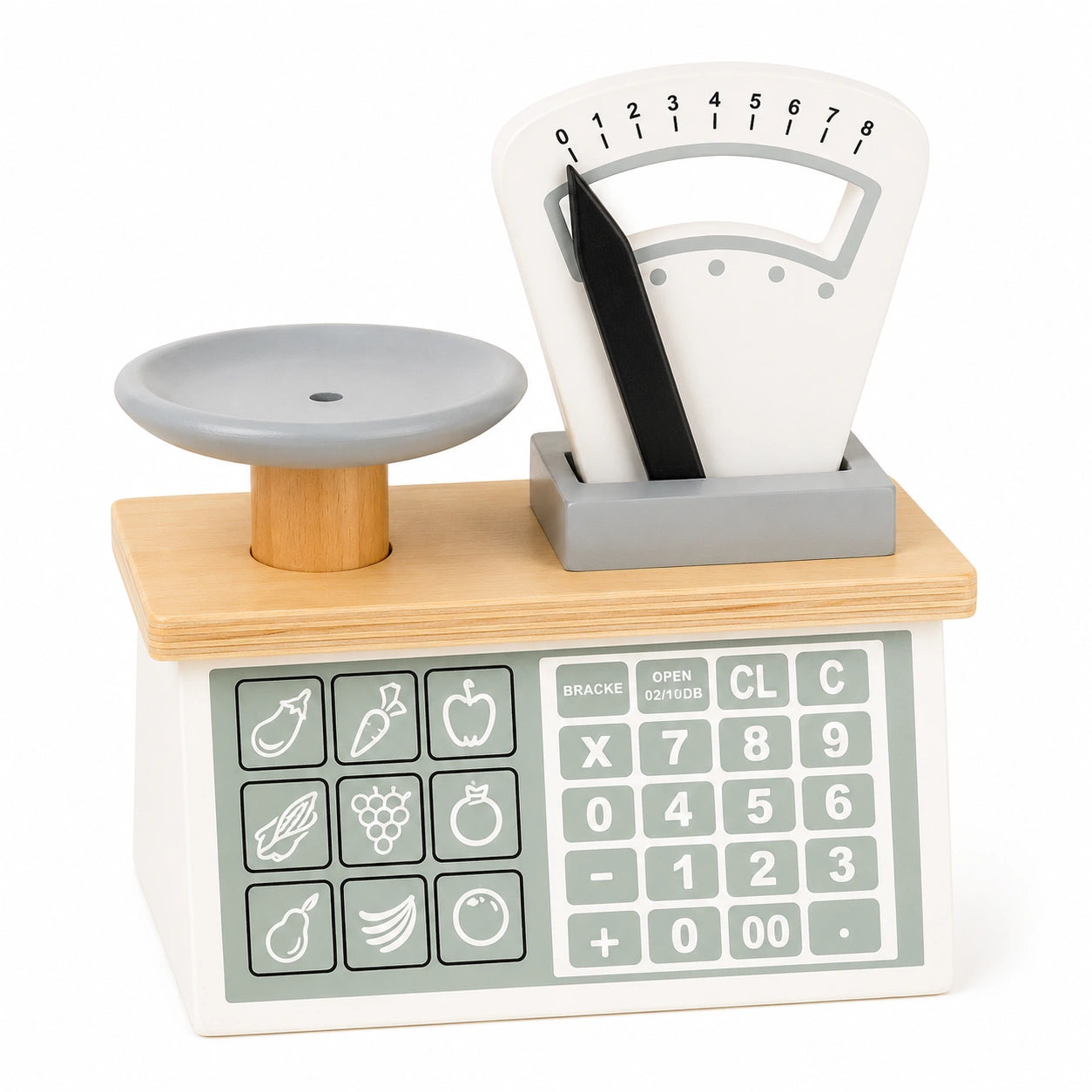 Pretend Play Wooden Scale-Pretend Play Wooden Scale